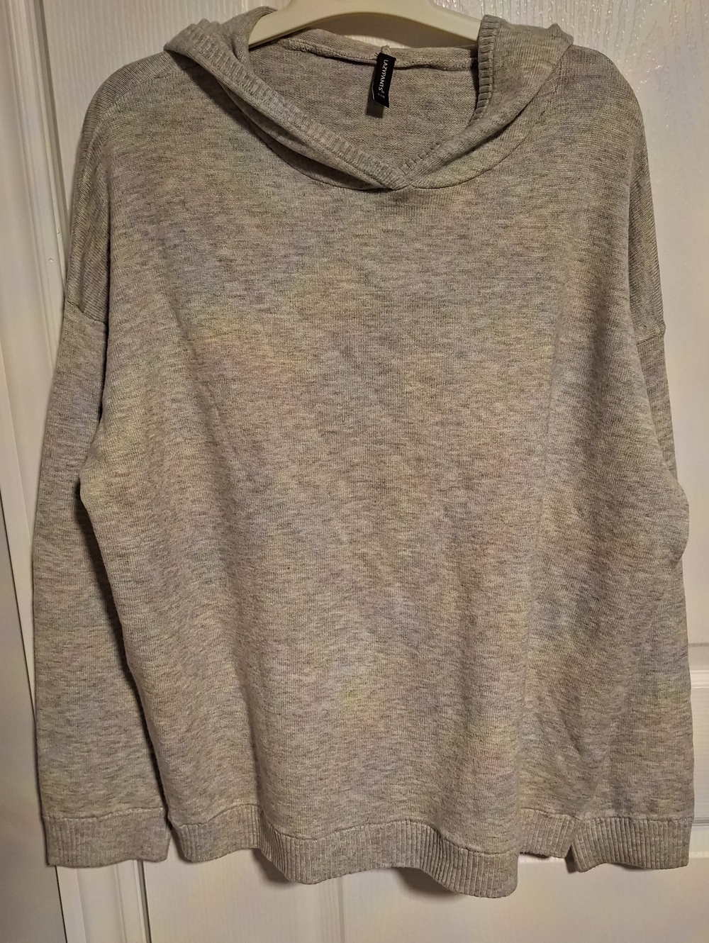 Lazypants Light Gray Women's Hooded Sweater